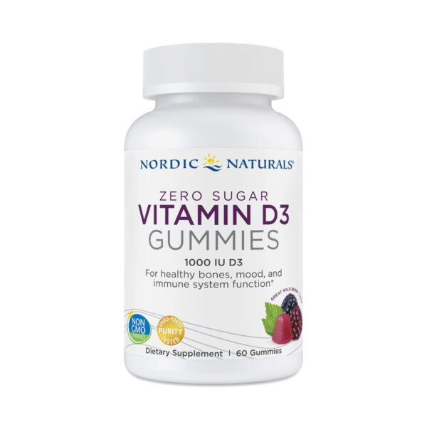 Nordic Naturals Zero Sugar Vitamin D3 Gummies