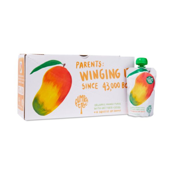 Pumpkin Tree Organics Mango with a hint of Orange Baby Food Pouches 10 pouches (3.5 oz each)