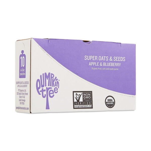 Pumpkin Tree Organics Super Oats & Seeds Baby Food Pouches