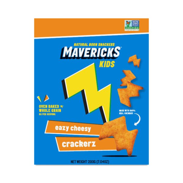 Mavericks Snacks Eazy Cheesy Crackerz 7 oz box