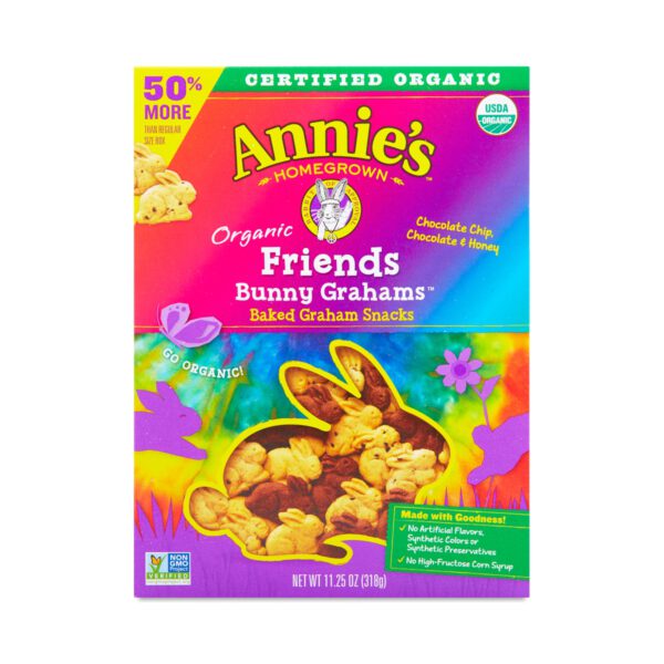 Annie's Organic Friends Bunny Grahams Crackers 11.25 oz box