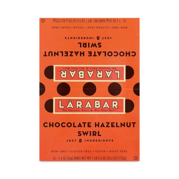 Larabar Chocolate Hazelnut Swirl Bar 16 bars (1.6 oz each)