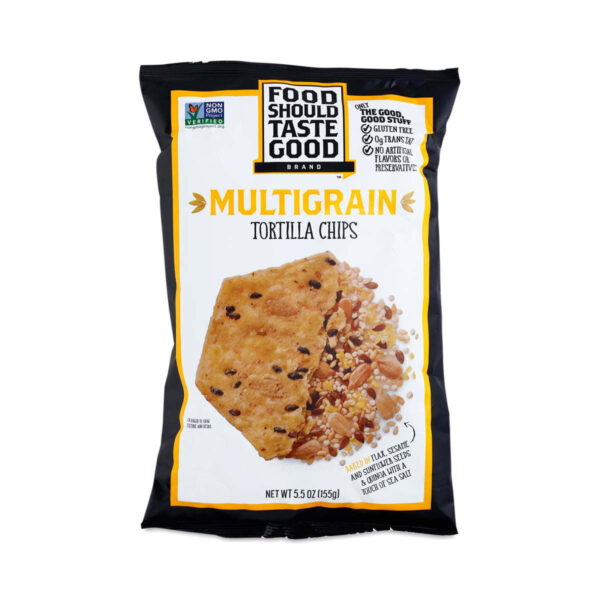 Food Should Taste Good Multigrain Tortilla Chips 5.5 oz bag