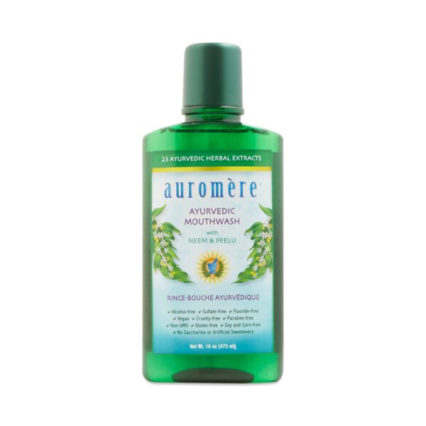 Auromere Ayurvedic Products Ayurvedic Mouthwash 16 oz bottle