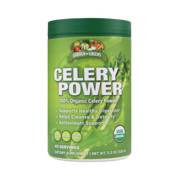 Garden Greens Celery Power Powder 11.3 oz canister