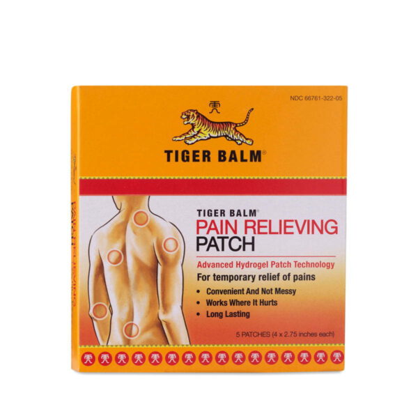 Tiger Balm Pain Relief Patches Five count per box