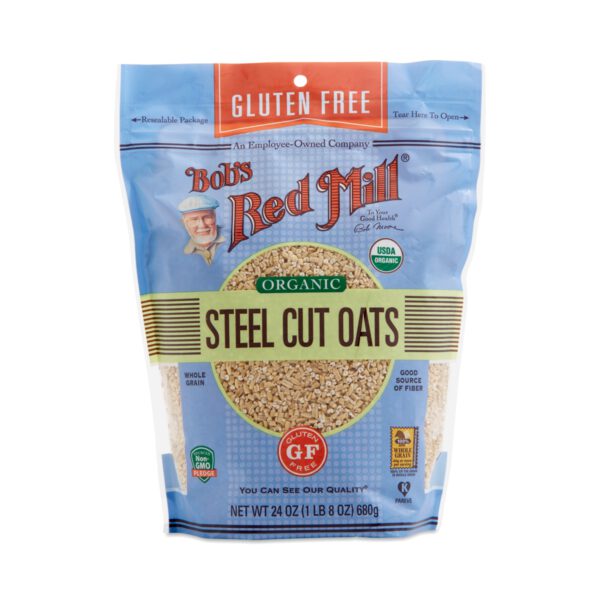 Bob's Red Mill Organic Gluten-Free Steel Cut Oats 24 oz bag