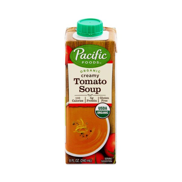 Pacific Foods Organic Creamy Tomato Soup 8 oz carton