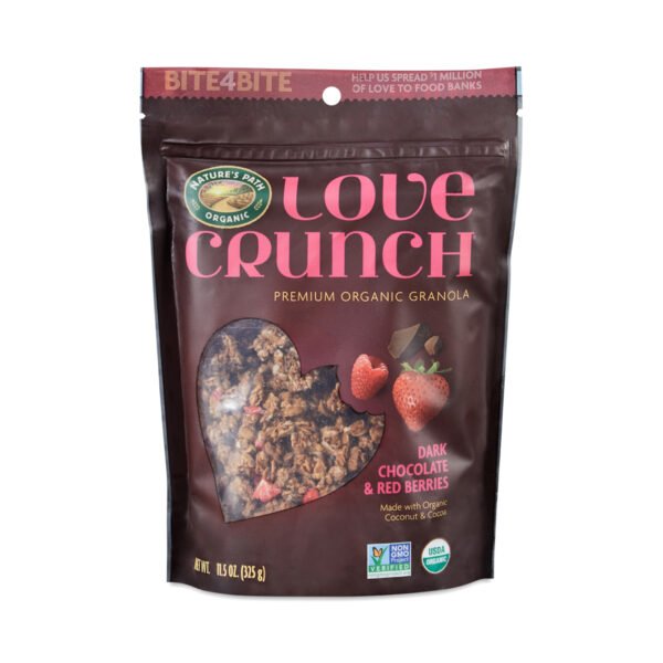 Nature's Path Love Crunch Organic Dark Chocolate & Red Berries Granola 11.5 oz bag