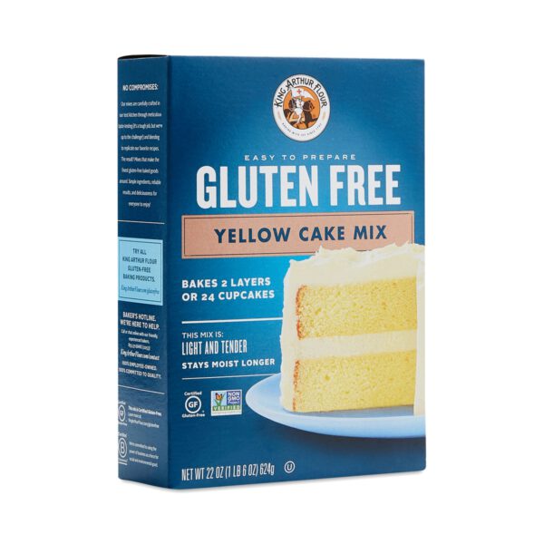 King Arthur Flour Gluten Free Yellow Cake Mix 22 oz box