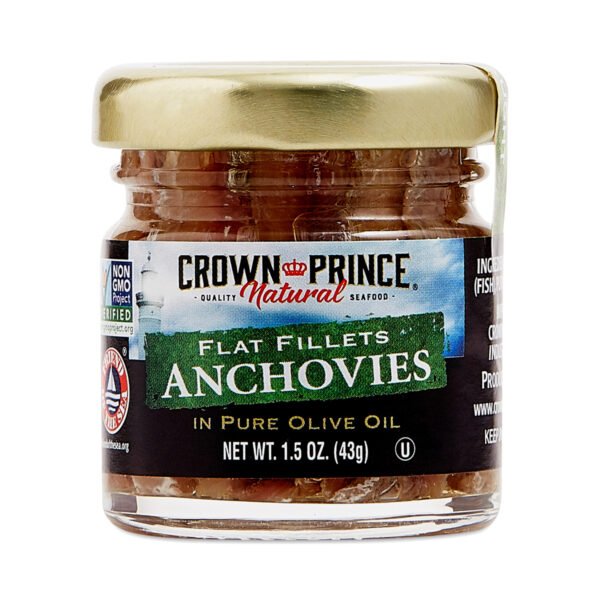 Crown Prince Anchovy Fillets 1.5 oz jar