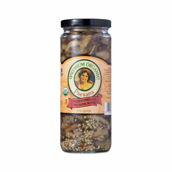 Paesana Organic Portobello Mushrooms 16 oz jar