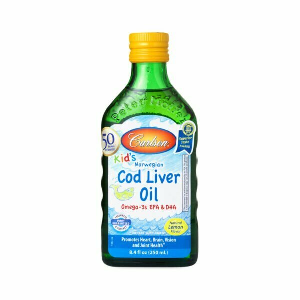 Carlson Labs Kids Cod Liver Oil 8.4 oz bottle