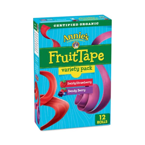 Annie's Organic Really Peely Fruit Tape Variety Pack 12 count (0.75 oz each)