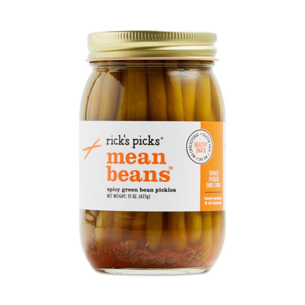 Rick's Picks Mean Beans - Spicy Green Bean Pickles 15 oz jar