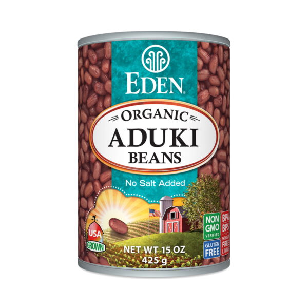 Eden Foods Organic Aduki Beans 15 oz can