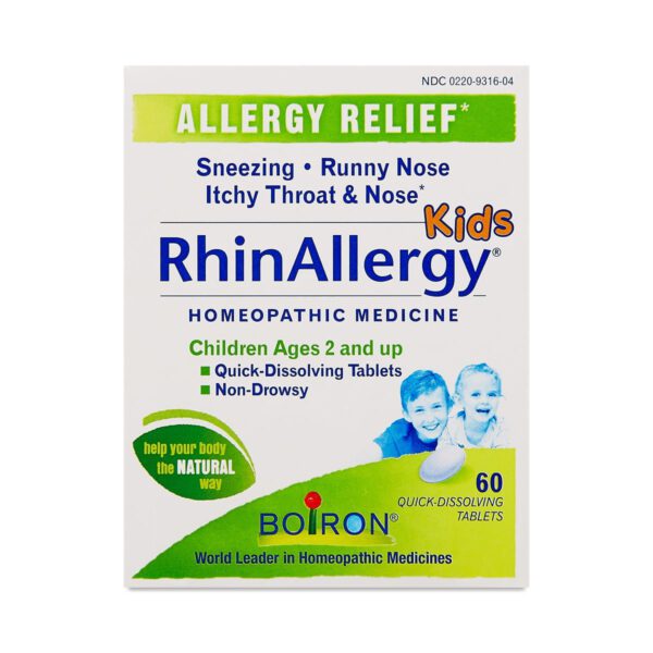 Boiron RhinAllergy for Kids 60 tablets