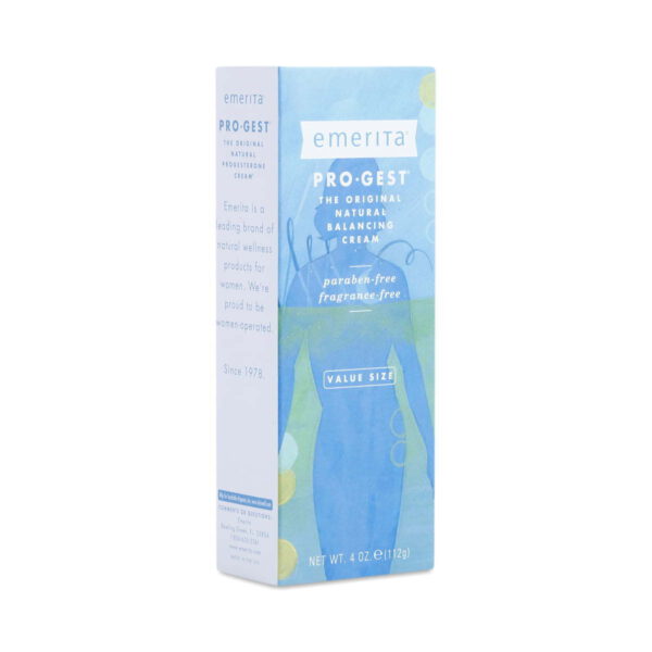 Emerita Paraben Free Progesterone Cream 4 oz tube