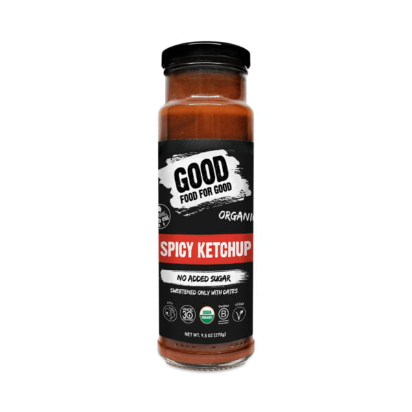 Good Food For Good Organic Spicy Ketchup 9.5 oz bottle