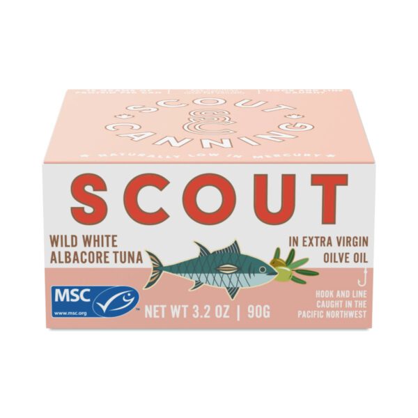 Scout Wild White Albacore Tuna 3.2 oz can