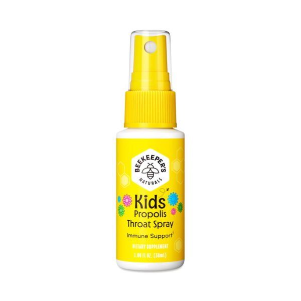 Beekeeper's Naturals Propolis Throat Spray for Kids 30 mL bottle