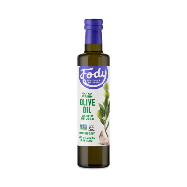 FODY Foods Garlic Infused Extra Virgin Olive Oil  8.45 fl oz bottle