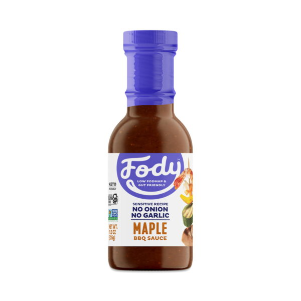 FODY Foods Maple BBQ Sauce 11.5 oz bottle