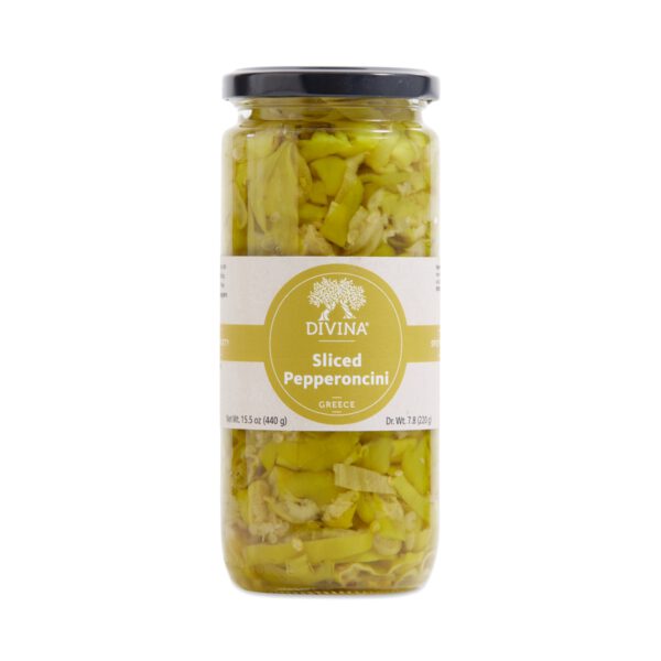 Divina Sliced Pepperoncini 15.5 oz jar