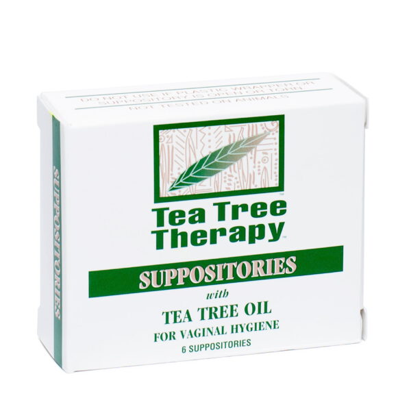 Tea Tree Therapy Suppositories with Tea Tree Oil 6 count per box