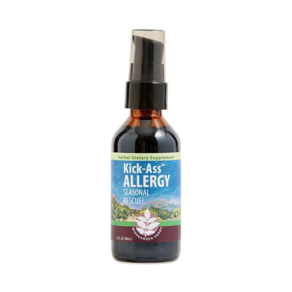 WishGarden Herbs Kick-Ass Allergy Seasonal Rescue! 2 fl oz bottle