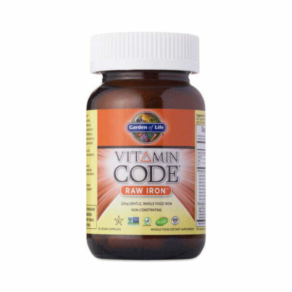 Garden of Life Vitamin Code Raw Iron Supplement 30 capsules