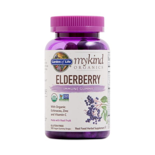 Garden of Life myKind Organics Elderberry Immune Gummies 120 gummies