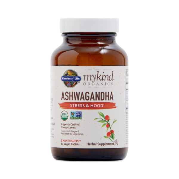 Garden of Life mykind Organics Ashwagandha Stress & Mood 60 vegan tablets