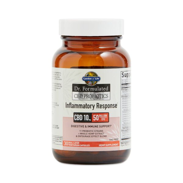 Garden of Life Dr. Formulated CBD Probiotics Inflammatory Response 30 capsules