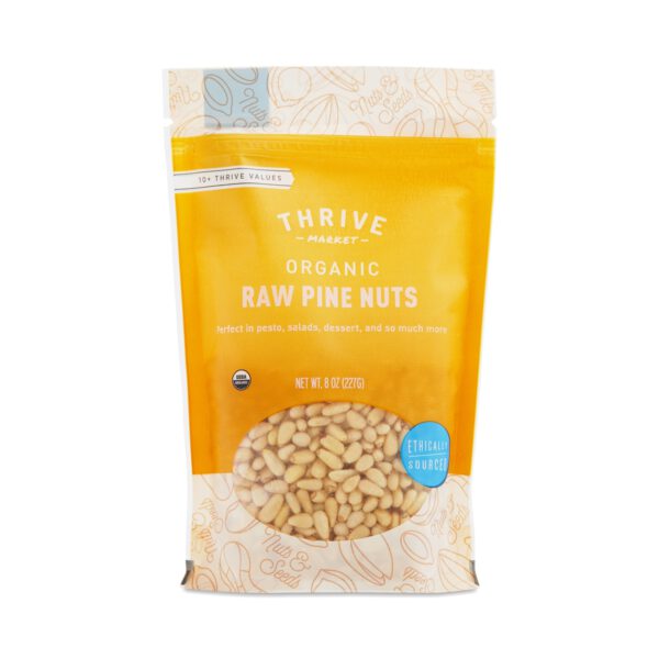 Thrive Market Organic Raw Pine Nuts 8 oz pouch