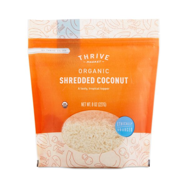 Thrive Market Organic Shredded Coconut 8 oz pouch