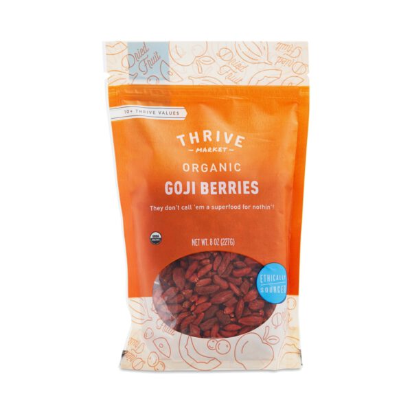 Thrive Market Organic Goji Berries 8 oz bag