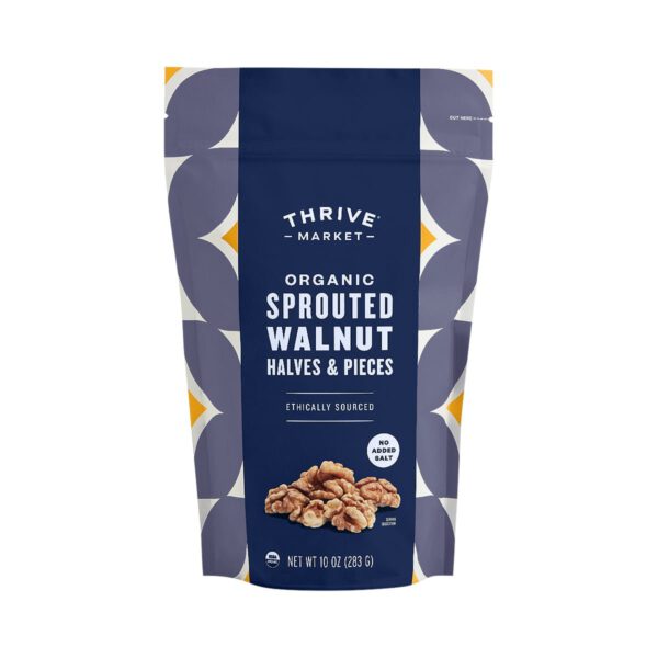 Thrive Market Organic Sprouted Walnut Halves & Pieces