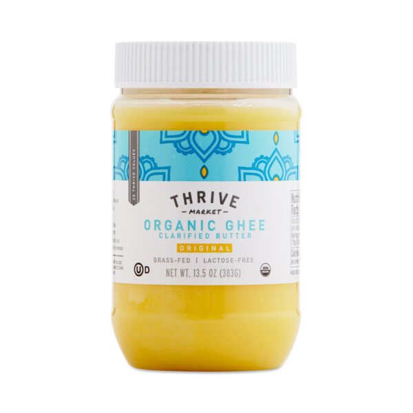 Thrive Market Organic Ghee 13.5 oz plastic jar