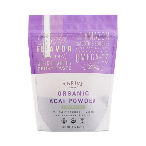 Thrive Market Organic Acai Powder  8 oz bag