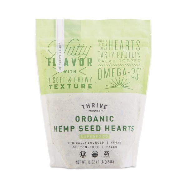 Thrive Market Organic Hemp Seed Hearts 16 oz bag