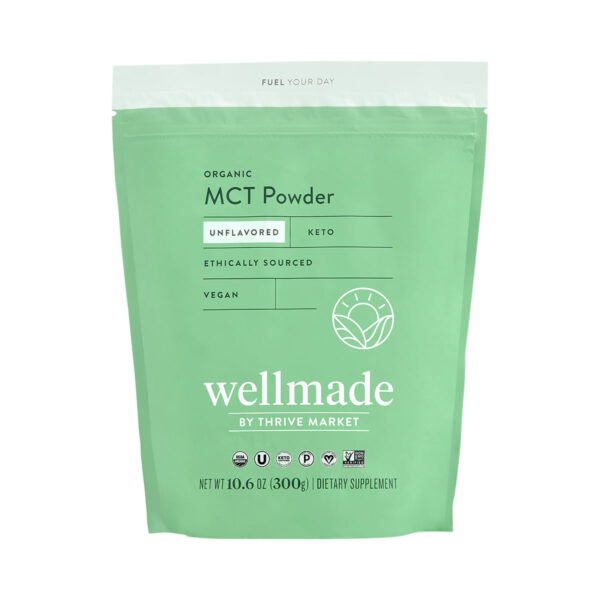 Wellmade Organic MCT Powder 10.6 oz pouch