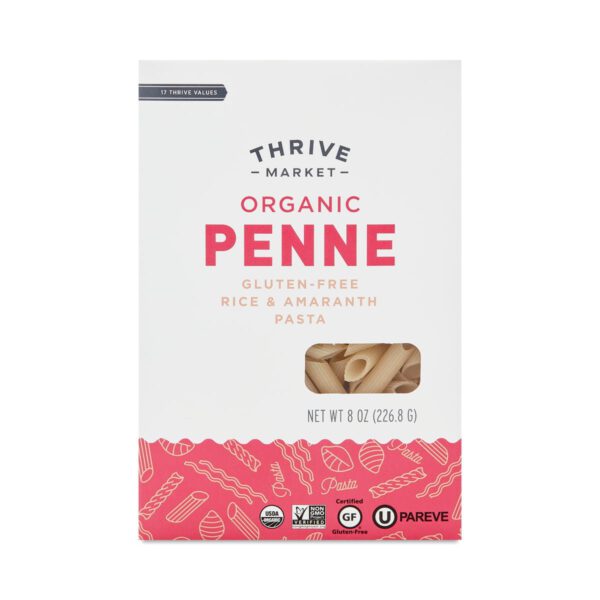 Thrive Market Organic Rice & Amaranth Penne 8 oz box