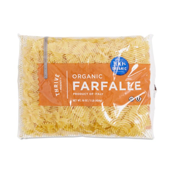 Thrive Market Organic Farfalle 16 oz bag