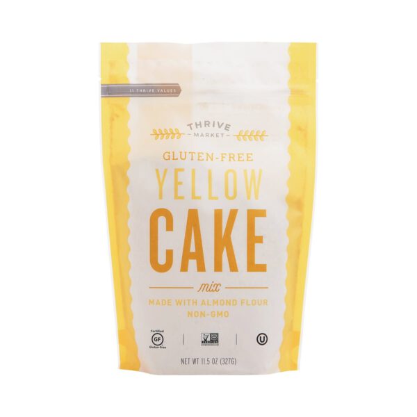 Thrive Market Almond Flour Yellow Cake Mix 11.53 oz pouch