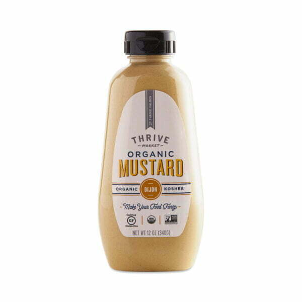 Thrive Market Organic Dijon Mustard 12 oz squeeze bottle