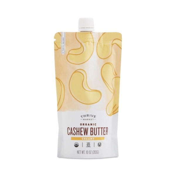 Thrive Market Organic Cashew Butter 10 oz pouch