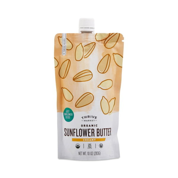 Thrive Market Organic Sunflower Butter 10 oz pouch