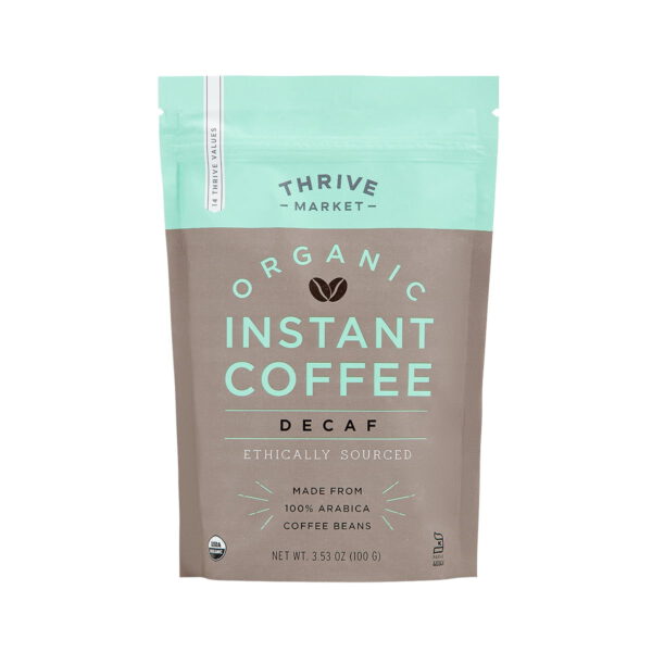 Thrive Market Organic Instant Coffee - Decaf 3.53 oz bag