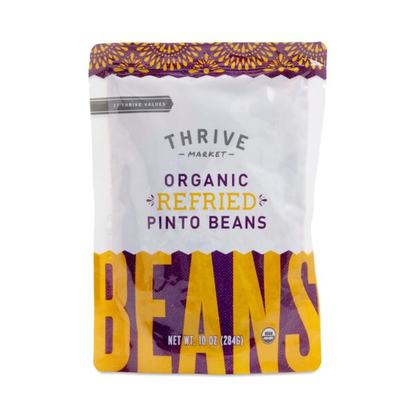 Thrive Market Organic Refried Pinto Beans 10 oz pouch